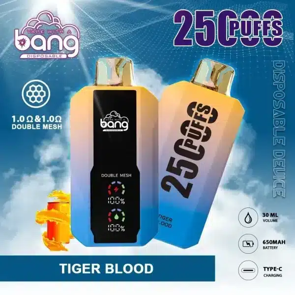 Bang 25000 Disposable Vape Tiger Blood