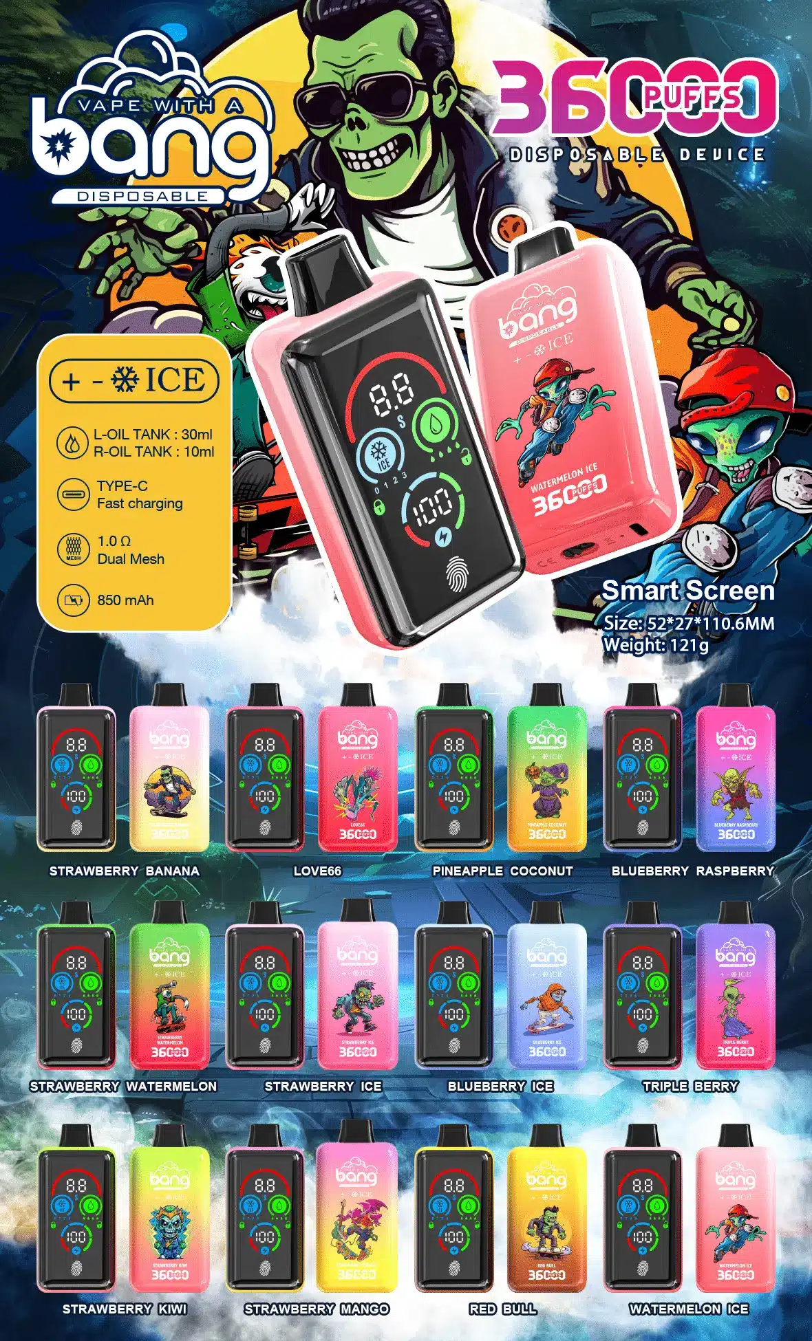 Bang 36000 Ice Level