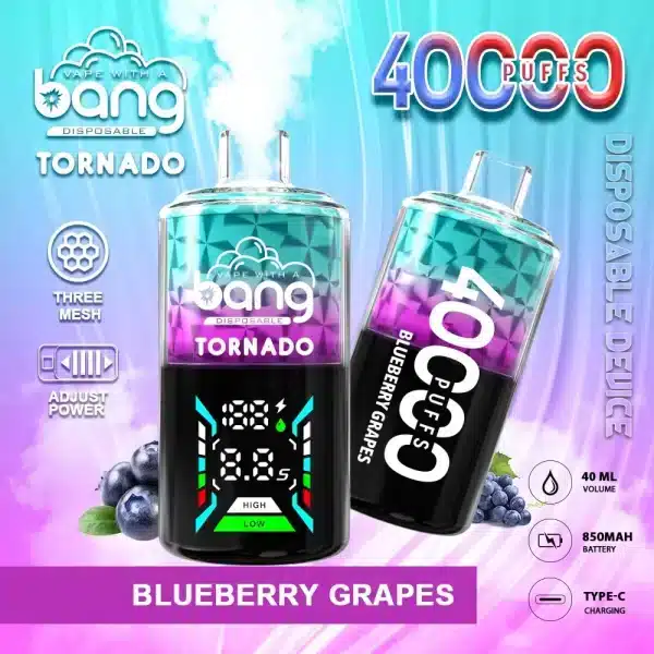 Bang Tornado 40000 Blueberry Grapes