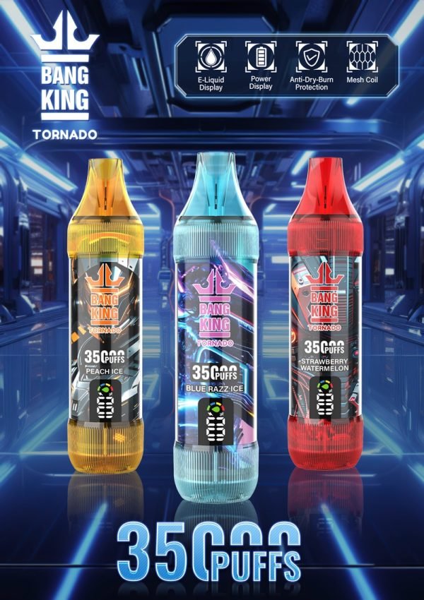 Bang King 35K – 35,000 Puffs of Power, Flavor & LED Style